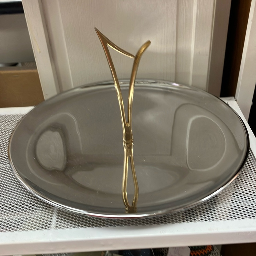 Vintage/MCM KROMEX Stainless Steel Serving Tray